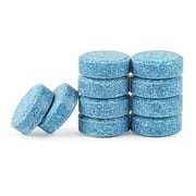 MIGAINO 1 Set Washer Fluid Tablets Solid High Enrichment Blue Car Care Auto Windshield Effervescent Concentrates Tablets for Vehicle